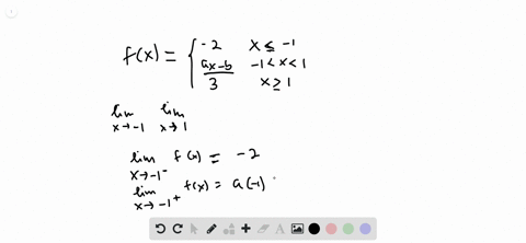 for-what-values-of-a-and-b-is-fxleftbeginarrayll-2-x-leq-1-a-x-b-1x1-3-x-geq-1endarrayright-contin-2
