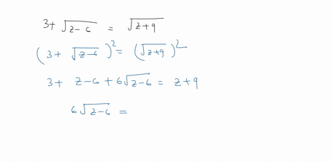 solve-3sqrtz-6sqrtz9-2