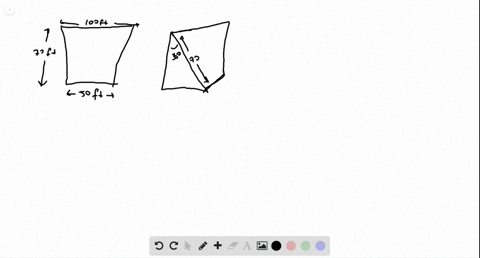 a-dam-is-inclined-at-an-angle-of-30circ-from-the-vertical-and-has-the-shape-of-an-isosceles-trapezoi