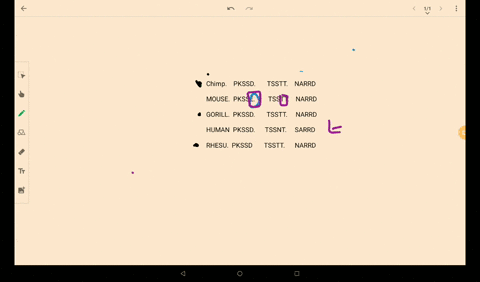 below-are-the-amino-acid-sequences-using-single-letters-see-figure-514-of-three-short-segments-of-th
