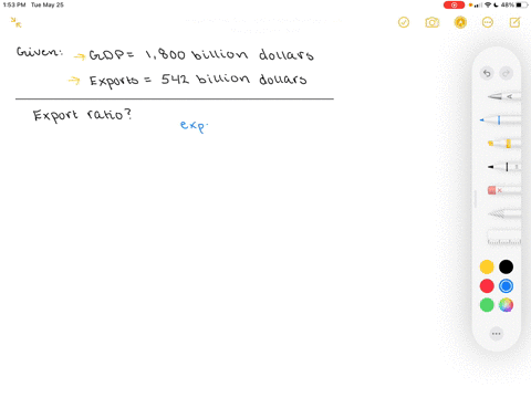 at-one-point-canadas-gdp-was-1800-billion-dollars-and-its-exports-were-542-billion-dollars-what-was-
