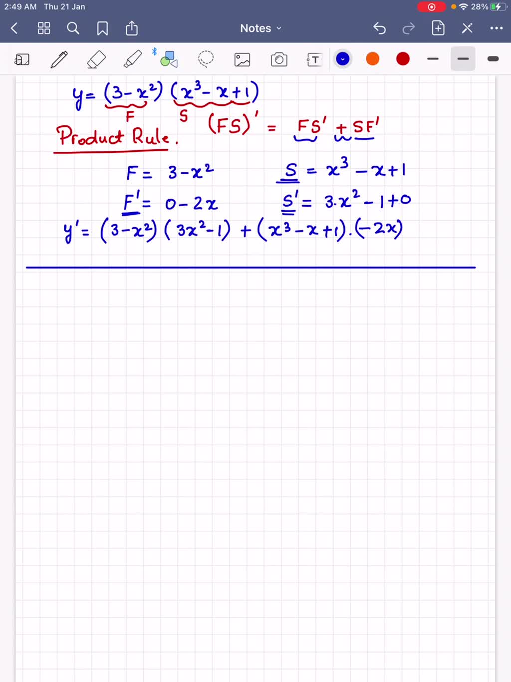 ⏩SOLVED:In Exercises 13-16, Find Y^'(a) By Applying The Product Rule ...