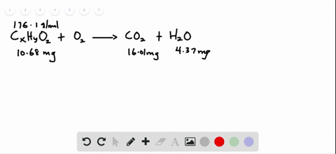 a-compound-contains-only-carbon-hydrogen-and-oxygen-combustion-of-1068-mathrmmg-of-the-compound-yiel