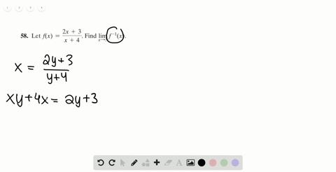 let-fxfrac2-x3x4-find-lim-_x-rightarrow-5-f-1x
