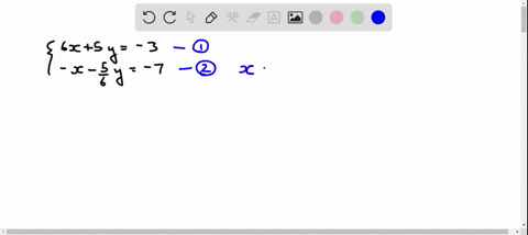 solve-the-system-by-the-method-of-substitution-leftbeginarrayc-6-x5-y-3-x-frac56-y-7-endarrayright