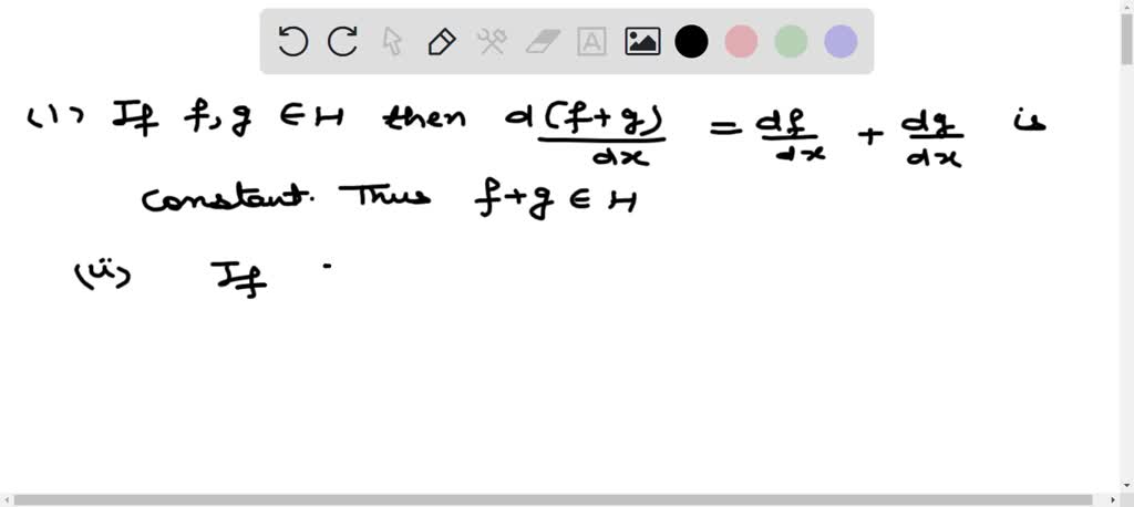 Consider the set G of all differentiable real-valued functions. Why is ...