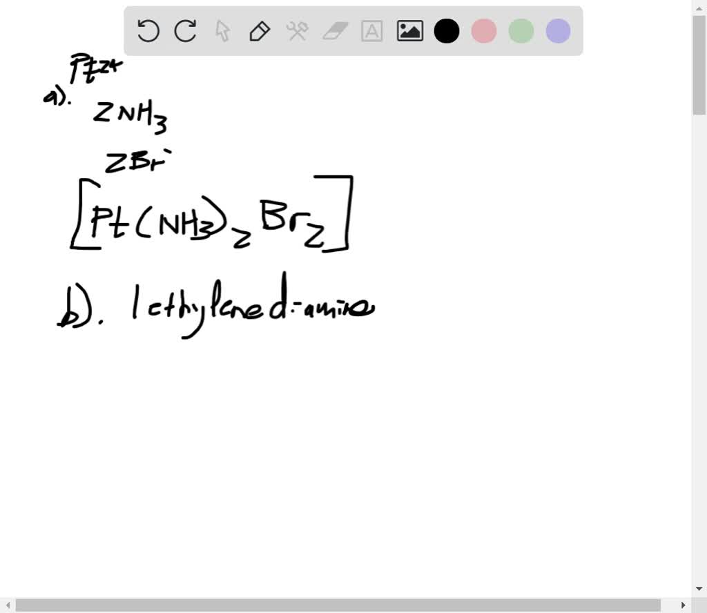 SOLVEDGive the formula of each of these coordination compounds formed