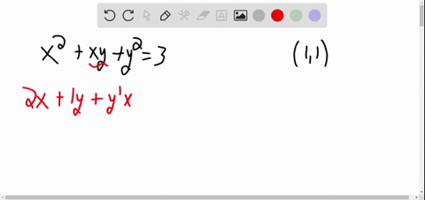 25-30-use-implicit-differentiation-to-find-an-equation-of-the-tangent-line-to-the-curve-at-the-given