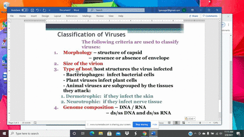 which-of-the-following-is-not-a-criterion-for-specific-family-classification-of-viruses-a-the-type-o