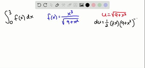 calculate-int_03-fracx3sqrt9x2-d-x