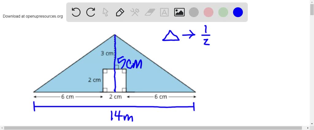 SOLVED:Find the area of the shaded region. Show or explain your reasoning.