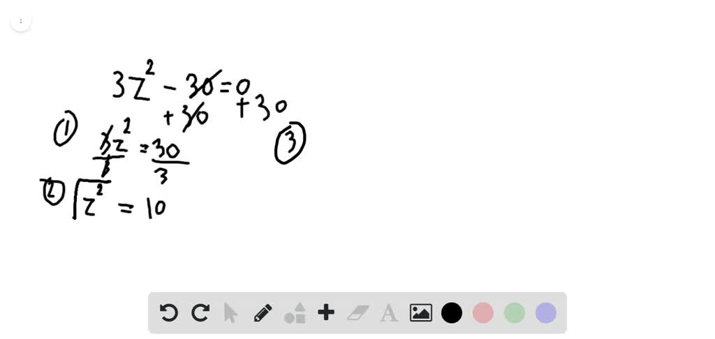 solved-use-the-square-root-property-to-solve-each-equation-3-z-2-30-0