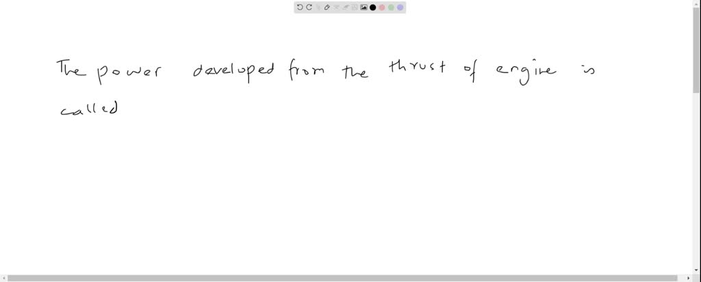 SOLVED: What is propulsive power? How is it related to thrust? | Numerade