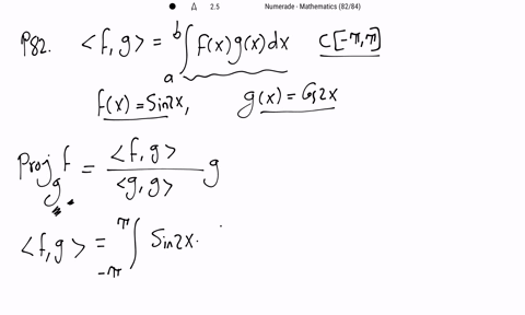 find-the-orthogonal-projection-of-f-onto-g-use-the-inner-product-in-ca-b-langle-f-grangleint_ab-fx-6
