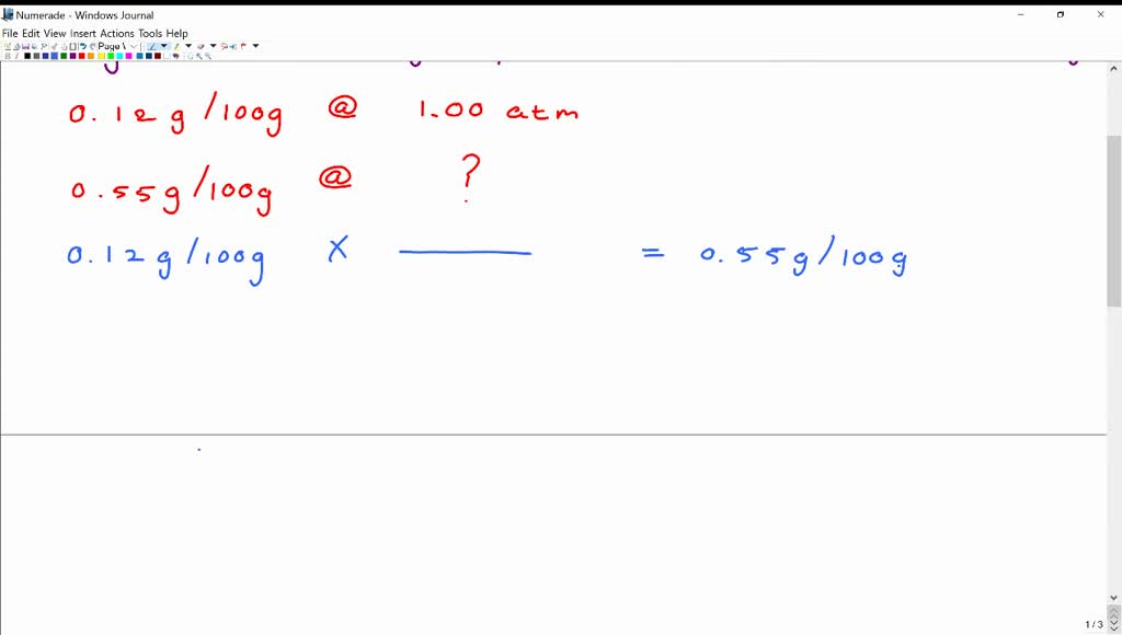 ⏩SOLVEDThe solubility of nitrous oxide is 0.12 g / 100 g water at… Numerade