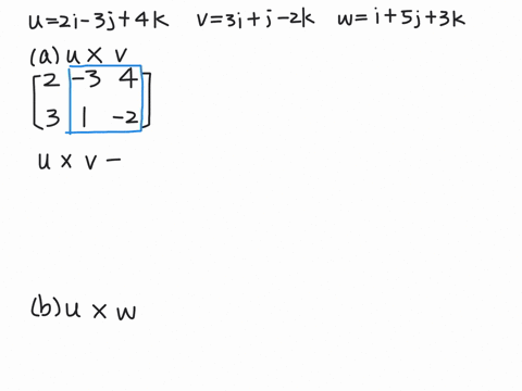 let-u2-mathbfi-3-mathbfj4-mathbfk-quad-v3-mathbfimathbfj-2-mathbfk-quad-wmathbfi5-mathbfj3-mathbfk-f