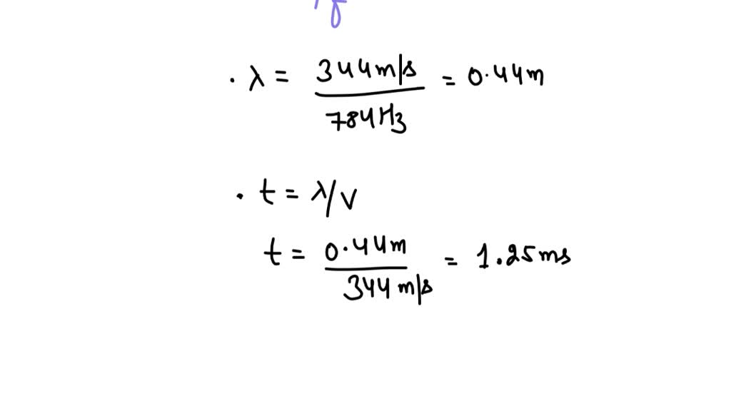 The speed of sound in air at 20^∘ C is 344 m / s . (a) What is the ...