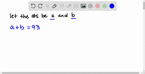 solve-using-a-system-of-equations-find-two-numbers-for-which-the-sum-is-93-and-the-difference-is-9