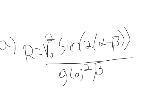 a-projectile-is-fired-with-initial-speed-v_0-at-an-elevation-angle-of-alpha-up-a-hill-of-slope-betaa