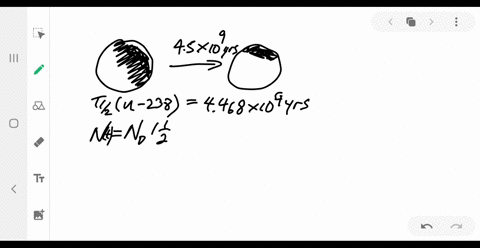 a-what-fraction-of-the-238-mathrmu-atoms-present-at-the-formation-of-the-earth-still-exist-take-the-