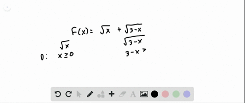 17-20-domain-find-the-domain-of-the-function-fxsqrtxsqrt3-x