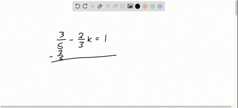 solve-each-equation-and-check-the-solution-frac35-frac23-k1