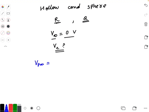 a-hollow-conducting-sphere-of-radius-r-is-centered-about-the-origin-of-an-x-y-z-coordinate-system-a-