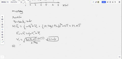 bullet-39-go-figure-8-50-shows-a-plot-of-potential-energy-u-versus-position-x-of-a-090-mathrmkg-part