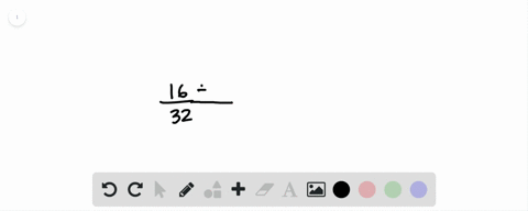 SOLVED:Write the fraction in simplest form. (16)/(32)