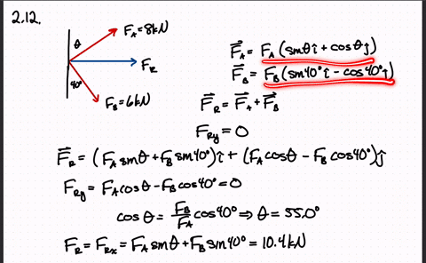 determine-the-angle-theta-for-connecting-member-a-to-the-plate-so-that-the-resultant-force-of-mathbf