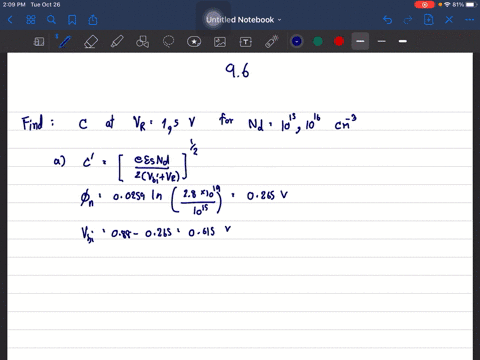 a-a-pt-n-type-silicon-junction-with-n_d1015-mathrmcm-3-has-a-cross-sectional-area-of-a10-4-mathrmcm2
