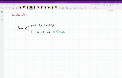 2-5-find-a-vector-equation-and-parametric-equations-for-the-line-the-line-through-the-point-22435-an