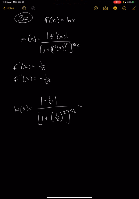 SOLVED: At what point does the curve have maximum curvature? What ...