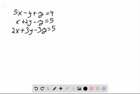 solve-each-system-by-substitution-check-your-answers-leftbeginarrayr5-x-yz4-x2-y-z5-2-x3-y-3-z5endar