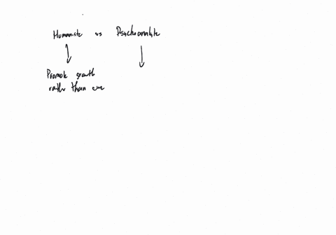 which-of-the-following-is-one-of-the-ways-humanistic-therapies-differ-from-psychoanalytic-therapies-