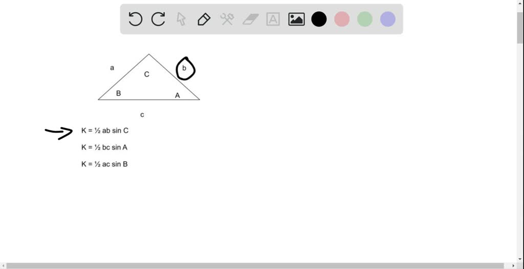 solved-true-or-false-the-area-of-a-triangle-equals-one-half-the-product