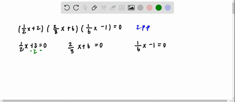 solve-the-equation-leftfrac12-x2rightleftfrac23-x6rightleftfrac16-x-1right0