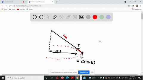 a-conical-pendulum-is-formed-by-attaching-a-500-mathrmg-ball-to-a-10-mathrmm-long-string-then-allowi