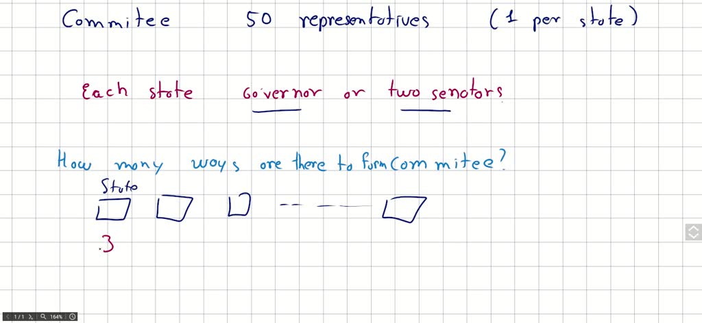 SOLVED A Committee Is Formed Consisting Of One Representative From Each 