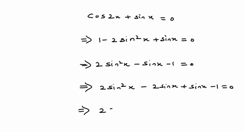 solve-the-equation-cos-2-xsin-x0