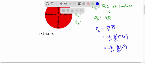 a-sphere-of-radius-r-carries-a-polarization-mathbfpmathbfrk-mathbfr-where-k-is-a-constant-and-mathbf