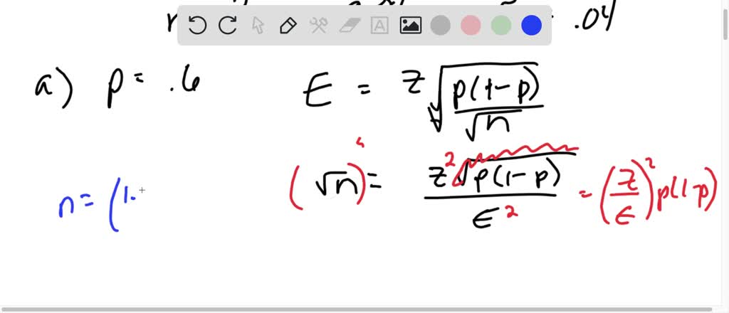 SOLVED: Suppose the U.S. president wants to estimate the proportion of ...