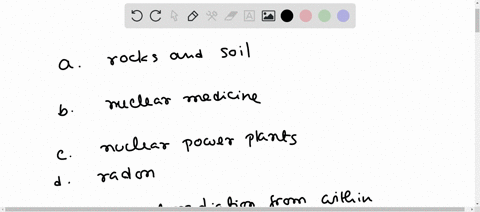 which-of-the-following-examples-of-radiation-come-from-human-made-sources-a-rocks-and-soil-b-nuclear