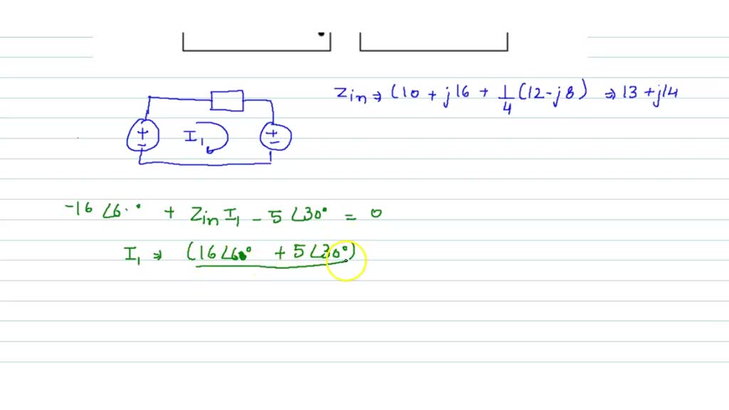 a. Reflect the resistances and voltage sources to the left-hand side of ...