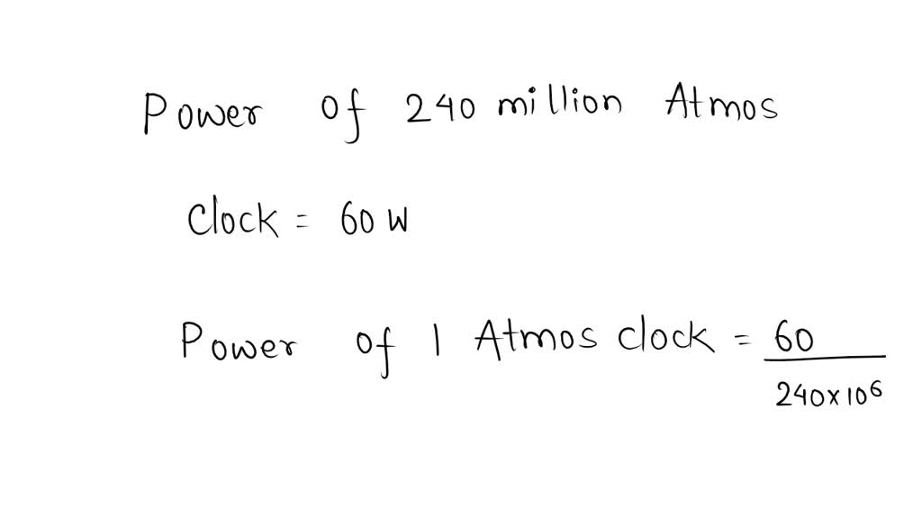 The Atmos Clock The Atmos clock (the socalled perpetual motion clock