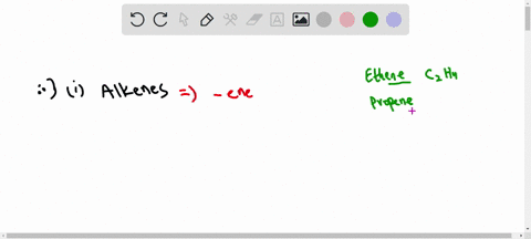what-family-name-endings-are-used-for-alkenes-alkynes-and-substituted-benzenes