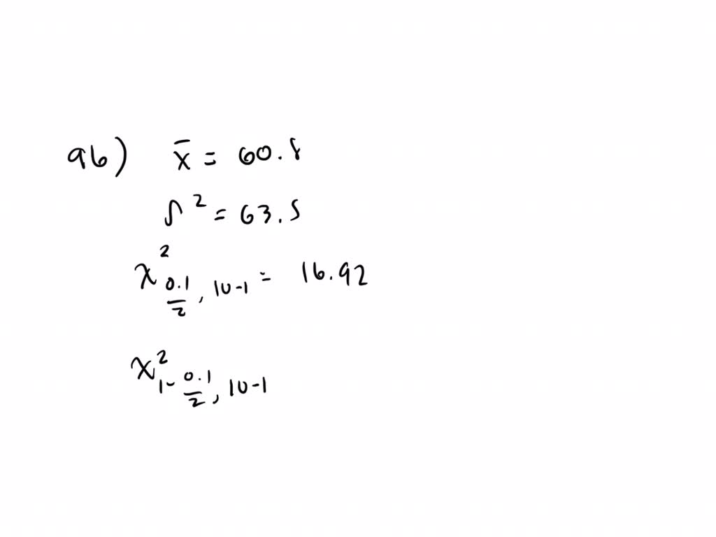 Solved: In Exercise 8.81 , We Gave The Carapace Lengths Of Ten Mature 