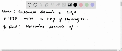 the-empirical-formula-of-a-compound-is-mathrmch_2-mathrmo-if-00833-moles-of-the-compound-contains-10