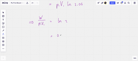 suppose-100-mathrmmol-of-a-monatomic-ideal-gas-is-taken-from-initial-pressure-p_1-and-volume-v_1-thr