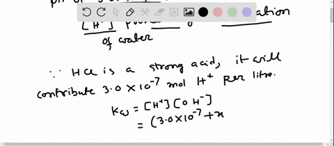 what-is-the-mathrmph-of-a-30-times-10-7-mathrmm-solution-of-mathrmhcl-what-concentration-of-hydrogen